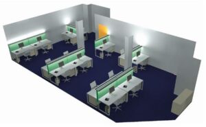 Arbeitsplatzbeleuchtung - Räumliche Beleuchtung