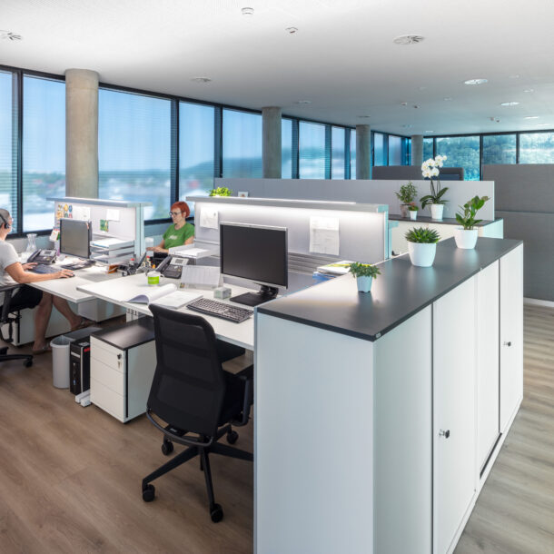Kundenlösung TIGER Coatings Schallabsorber Büro