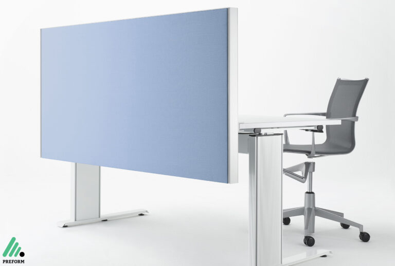 Bildergalerie mit Decato DP50 Tischaufsatzwand als Akustiklösung für Ihr Büro
