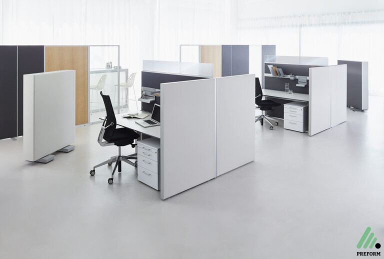 Bildergalerie mit Decato DP50 Raumgliederung als Akustiklösung für Ihr Büro