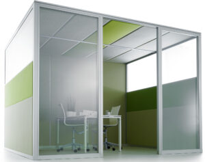 Decato Raum in Raum Lösung für Einzelarbeitsplatz im Büro