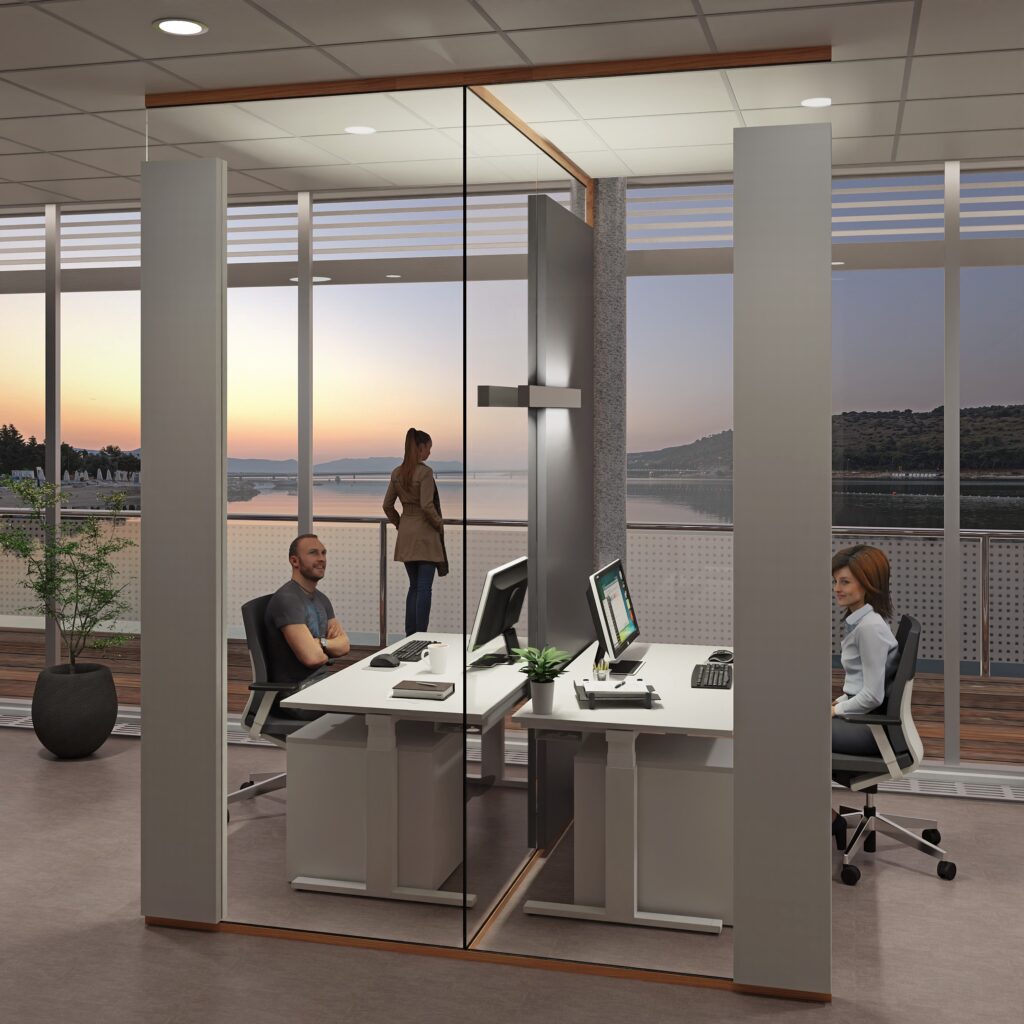 Akustik Trennwand fürs Büro für optimalen Schallschutz PREFORM