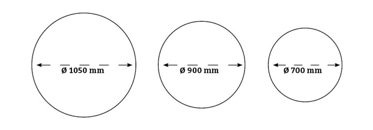 Akustikabsorber Decampo Bubble Größen