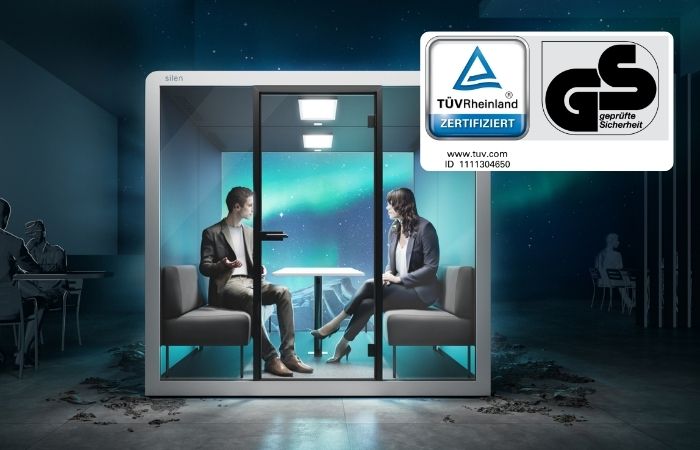 Telefonbox mit GS Zertifizierung