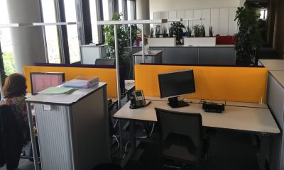 Kundenlösung ADAC mit Schallabsorber für das Büro