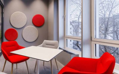 Decampo Bubble Wandabsorber als Designelement