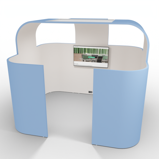 Meetingbox Discreto blau