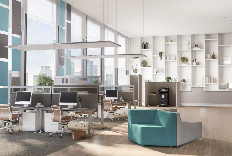 Großraumbüro Neue Arbeitswelten Decato