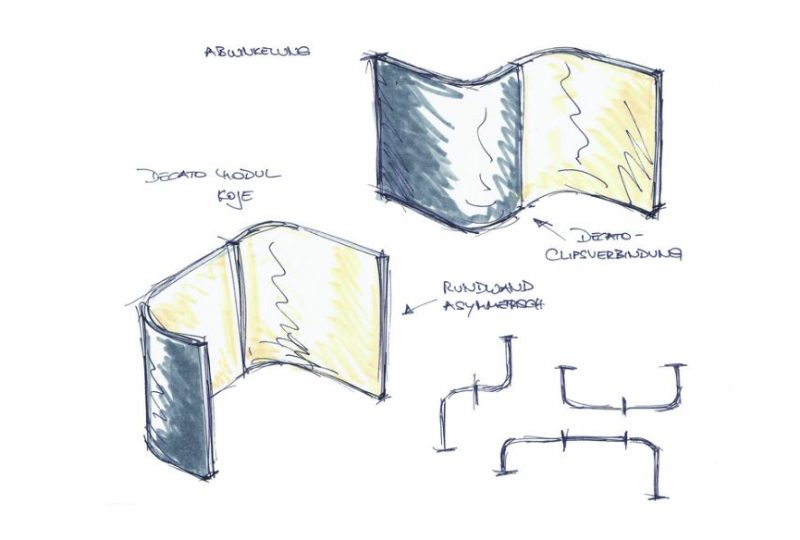 Modulares Konzept als Besprechungsecke und Raum in Raum Lösung