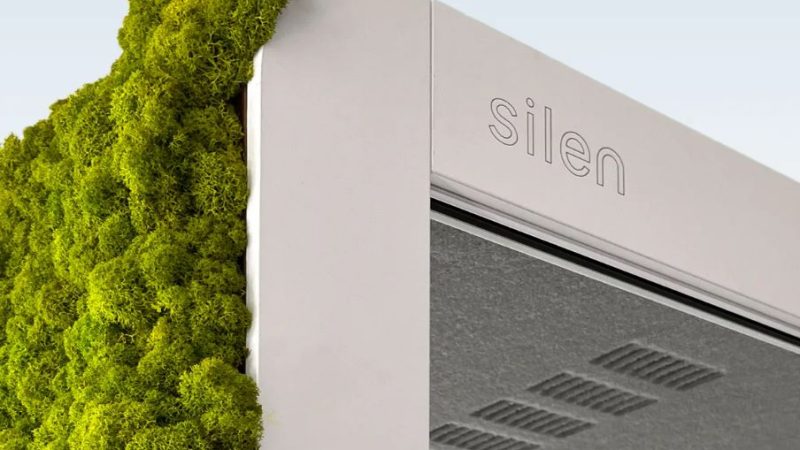 Silen Space Telefonbox mit Moosbeschichtung