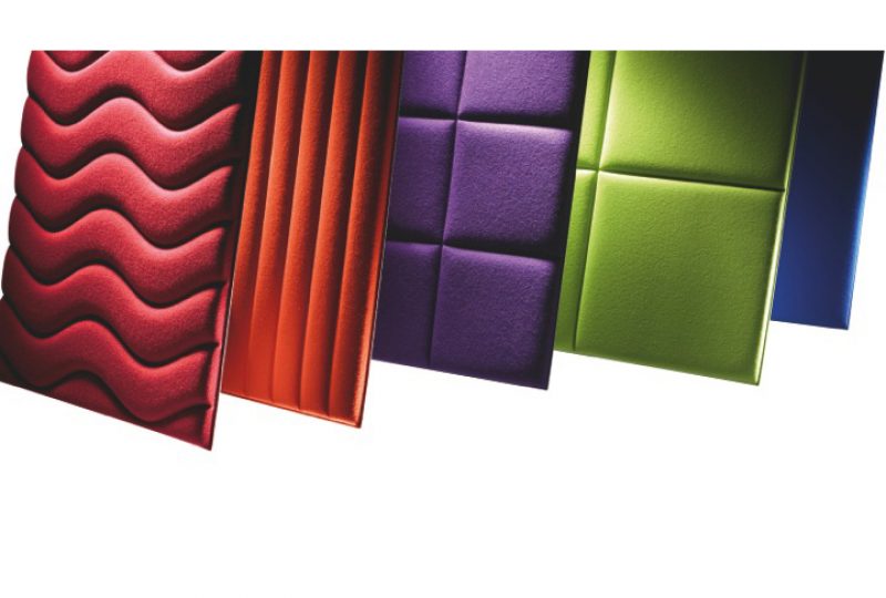 Farbiges Akustik Wandpaneel als Akustik Absorber und Wandabsorber und Schallabsorber Wand und Decke